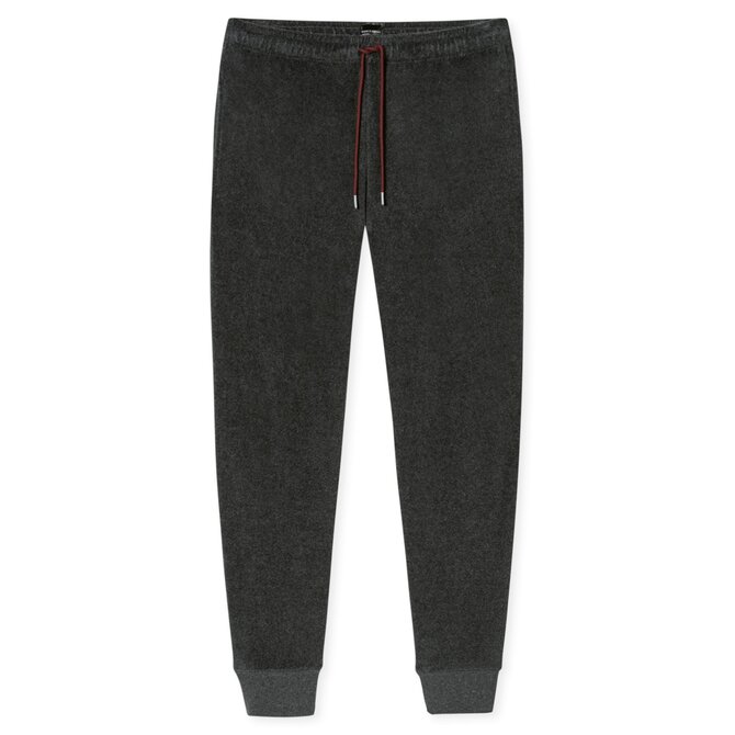 Schiesser Heren Pyjama Long  darkgrey-mel. 183128 54/XL