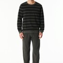 Schiesser Schiesser Heren Pyjama Long  darkgrey-mel. 183128 52/L