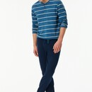 Schiesser Schiesser Heren Pyjama Long  darkblue 183124 58/3XL