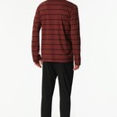 Schiesser Schiesser Heren Pyjama Long  winered 183124 52/L