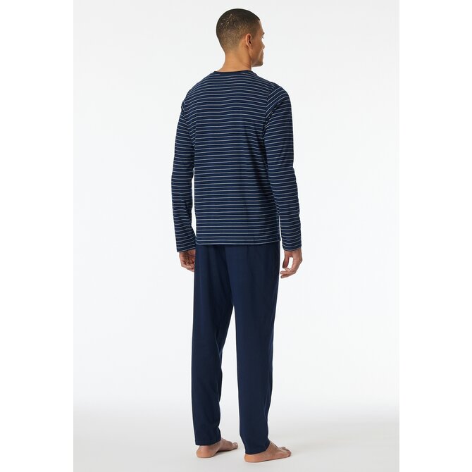 Schiesser Heren Pyjama Long  admiral 182197 56/XXL Schiesser Heren Pyjama Long  admiral 182197 56/XXL