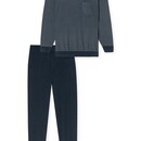 Schiesser Schiesser Heren Pyjama Long  nightblue 182196 48/S