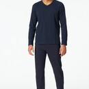 Schiesser Schiesser Heren Pyjama Long  winered 181922 52/L