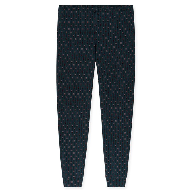 Schiesser Heren Pyjama Long  winered 181922 50/M