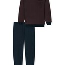 Schiesser Schiesser Heren Pyjama Long  maroon 181156 52/L