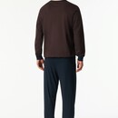 Schiesser Schiesser Heren Pyjama Long  maroon 181156 48/S