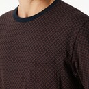 Schiesser Schiesser Heren Pyjama Long  maroon 181156 48/S