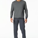 Schiesser Schiesser Heren Pyjama Long  darkgrey 181156 52/L