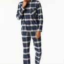 Schiesser Schiesser Heren Pyjama Long  nightblue 182029 54/XL