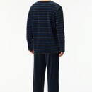 Schiesser Schiesser Heren Pyjama Long  nightblue 182023 48/S