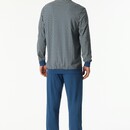 Schiesser Schiesser Heren Pyjama Long  atlanticblue 181162 52/L