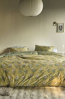 At Home by BeddingHouse Bygone Olive Green 200x200/220 cm