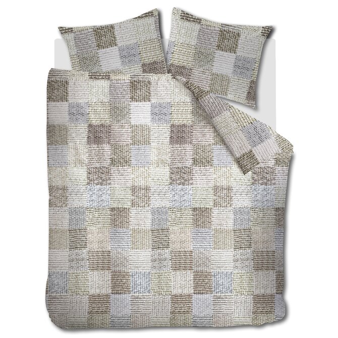 Ariadne at Home Patches Dekbedovertrek Naturel 240x200/220 cm Ariadne at Home Patches Dekbedovertrek Naturel 240x200/220 cm