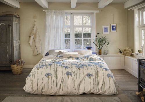 Ariadne at Home Ariadne at Home Cornflower Dekbedovertrek Zand 140x200/220 cm afbeelding
