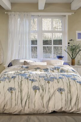Ariadne at Home Cornflower Dekbedovertrek Zand 260x200/220 cm