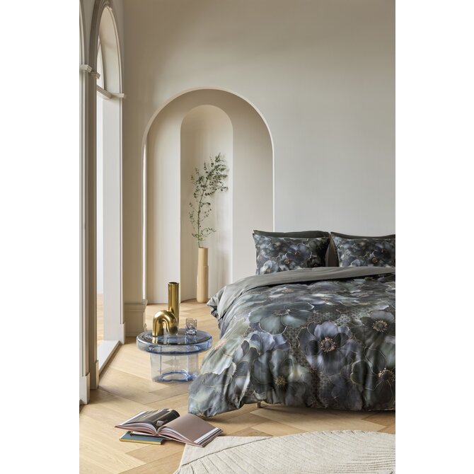 Kardol by Beddinghouse Dekbedovertrek Decorum Grey Green 240x200/220 cm Kardol by Beddinghouse Dekbedovertrek Decorum Grey Green 240x200/220 cm