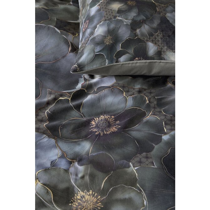 Kardol by Beddinghouse Dekbedovertrek Decorum Grey Green 240x200/220 cm Kardol by Beddinghouse Dekbedovertrek Decorum Grey Green 240x200/220 cm