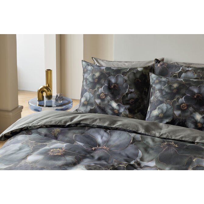 Kardol by Beddinghouse Dekbedovertrek Decorum Grey Green 140x200/220 cm Kardol by Beddinghouse Dekbedovertrek Decorum Grey Green 140x200/220 cm