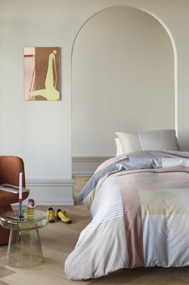 Kardol by Beddinghouse Dekbedovertrek Ferruccio Naturel 200x200/220 cm