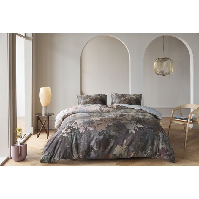 Kardol by Beddinghouse Dekbedovertrek Growth Blauwgrijs 140x200/220 cm Kardol by Beddinghouse Dekbedovertrek Growth Blauwgrijs 140x200/220 cm