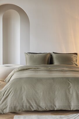 Kardol by Beddinghouse Dekbedovertrek Lofty Olive Green 140x200/220 cm