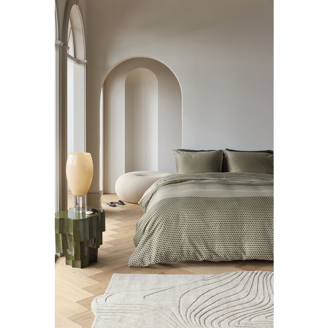 Kardol by Beddinghouse Dekbedovertrek Lofty Olive Green 140x200/220 cm Kardol by Beddinghouse Dekbedovertrek Lofty Olive Green 140x200/220 cm