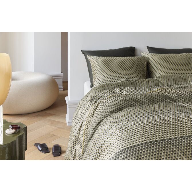 Kardol by Beddinghouse Dekbedovertrek Lofty Olive Green 140x200/220 cm Kardol by Beddinghouse Dekbedovertrek Lofty Olive Green 140x200/220 cm