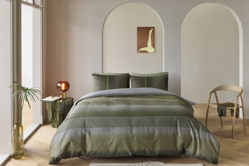 Kardol Kardol by Beddinghouse Dekbedovertrek Charlottesville Groen 240x200/220 cm afbeelding