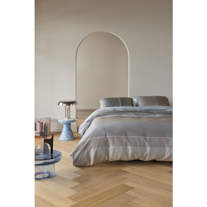 Kardol by Beddinghouse Dekbedovertrek Charlottesville Blauwgrijs 200x200/220 cm Kardol by Beddinghouse Dekbedovertrek Charlottesville Blauwgrijs 200x200/220 cm