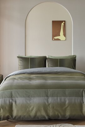 Kardol by Beddinghouse Dekbedovertrek Charlottesville Groen 200x200/220 cm