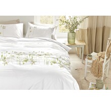 Marjolein Bastin Amaryllis dekbedovertrek 200x200/220 Wit