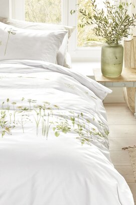 Marjolein Bastin Amaryllis dekbedovertrek 200x200/220 Wit