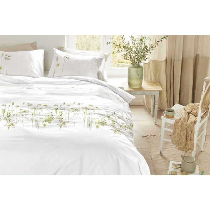 Marjolein Bastin Amaryllis dekbedovertrek 260x200/220 Wit Marjolein Bastin Amaryllis dekbedovertrek 260x200/220 Wit
