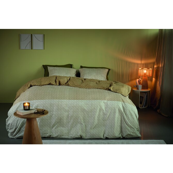 Beddinghouse Dekbedovertrek Sanna Goud 240x200/220 cm Beddinghouse Dekbedovertrek Sanna Goud 240x200/220 cm