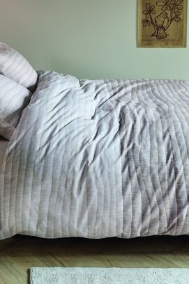 Beddinghouse Dekbedovertrek Elya Naturel 200x200/220 cm