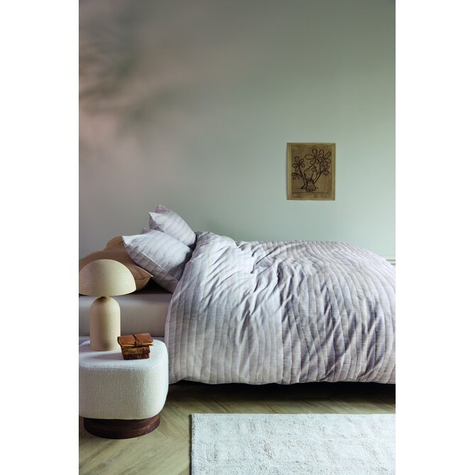 Beddinghouse Dekbedovertrek Elya Naturel 200x200/220 cm