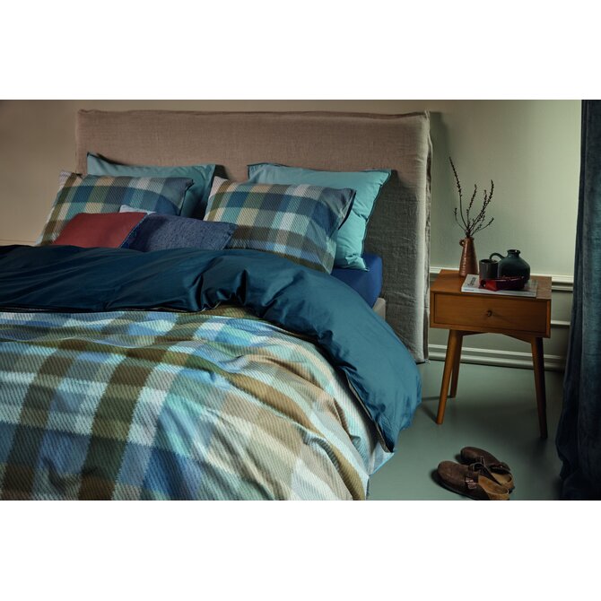 Beddinghouse Dekbedovertrek Glynn Blauw 200x200/220 cm