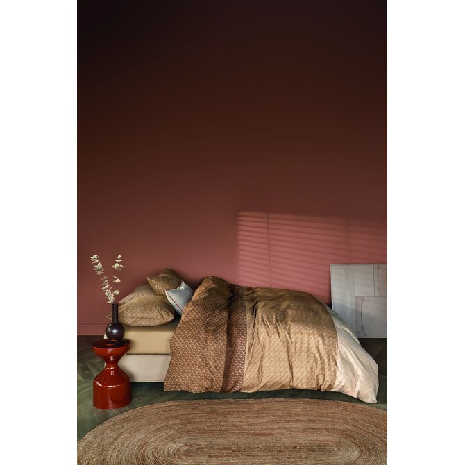 Beddinghouse Dekbedovertrek Sanna Terra 240x200/220 cm Beddinghouse Dekbedovertrek Sanna Terra 240x200/220 cm