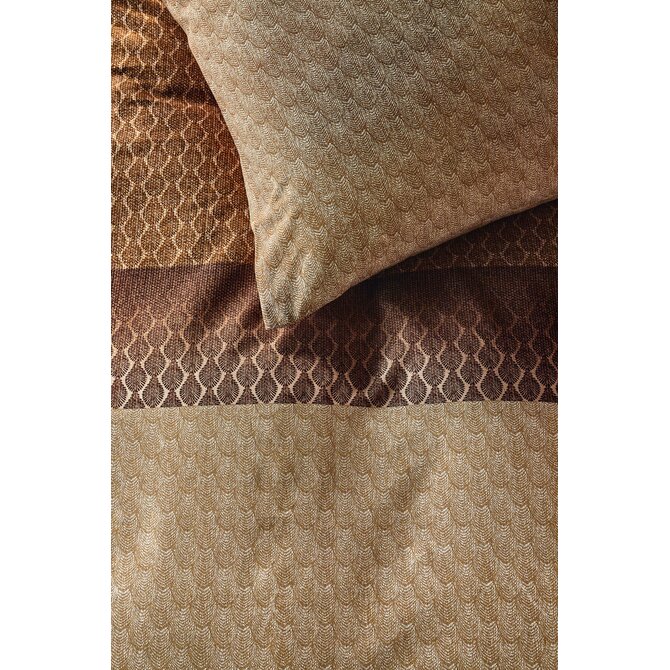 Beddinghouse Dekbedovertrek Sanna Terra 240x200/220 cm Beddinghouse Dekbedovertrek Sanna Terra 240x200/220 cm
