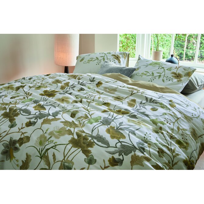 Beddinghouse Dekbedovertrek Elizabeth Naturel 140x200/220 cm Beddinghouse Dekbedovertrek Elizabeth Naturel 140x200/220 cm