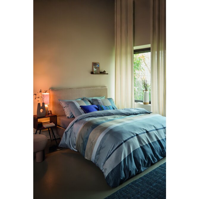 Beddinghouse Dekbedovertrek Marthe Blauw 140x200/220 cm Beddinghouse Dekbedovertrek Marthe Blauw 140x200/220 cm