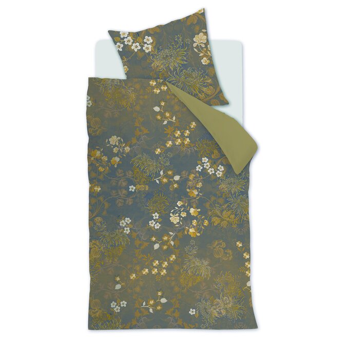 Beddinghouse Dekbedovertrek Darcy Olive Green 200x200/220 cm