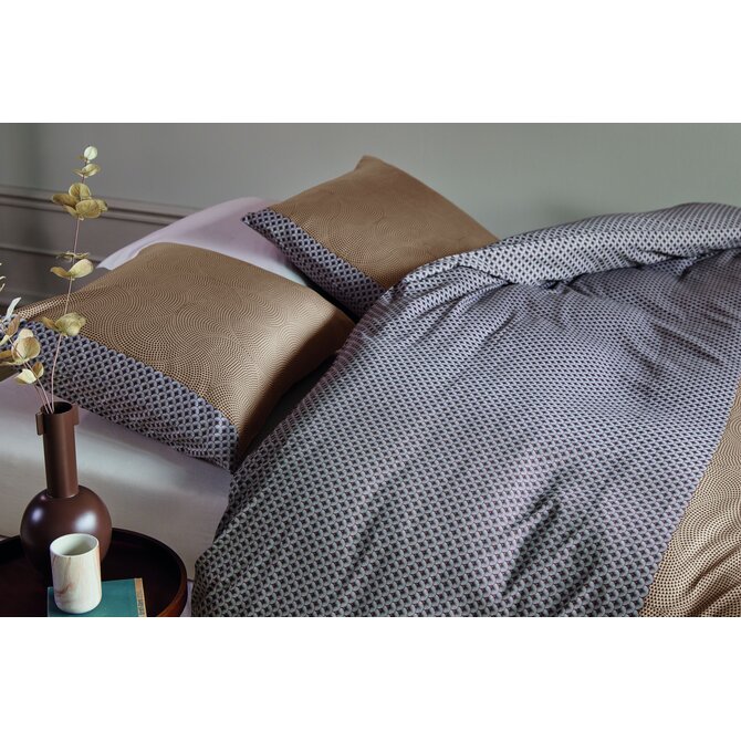 Beddinghouse Dekbedovertrek Anani Taupe 140x200/220 cm