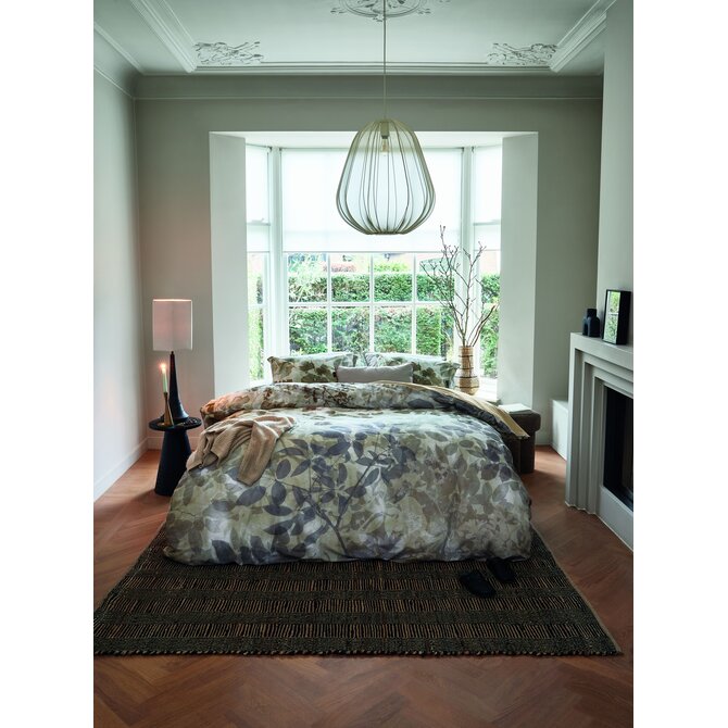 Beddinghouse Dekbedovertrek Hiroki Naturel 200x200/220 cm Beddinghouse Dekbedovertrek Hiroki Naturel 200x200/220 cm