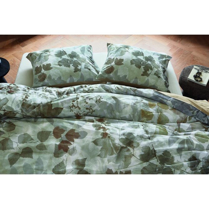 Beddinghouse Dekbedovertrek Hiroki Naturel 200x200/220 cm Beddinghouse Dekbedovertrek Hiroki Naturel 200x200/220 cm