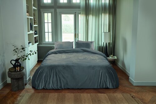 Beddinghouse Beddinghouse Dekbedovertrek Arya Grijs 240x200/220 cm afbeelding