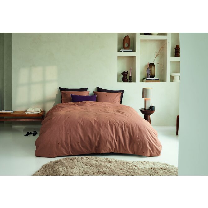 Beddinghouse Dekbedovertrek Monsoon Licht terra 140x200/220 cm Beddinghouse Dekbedovertrek Monsoon Licht terra 140x200/220 cm