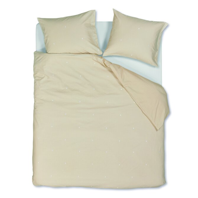 Beddinghouse Dekbedovertrek Monsoon Zand 200x200/220 cm Beddinghouse Dekbedovertrek Monsoon Zand 200x200/220 cm