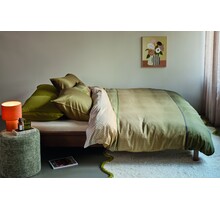 Beddinghouse Dekbedovertrek Carter Groen 200x200/220 cm
