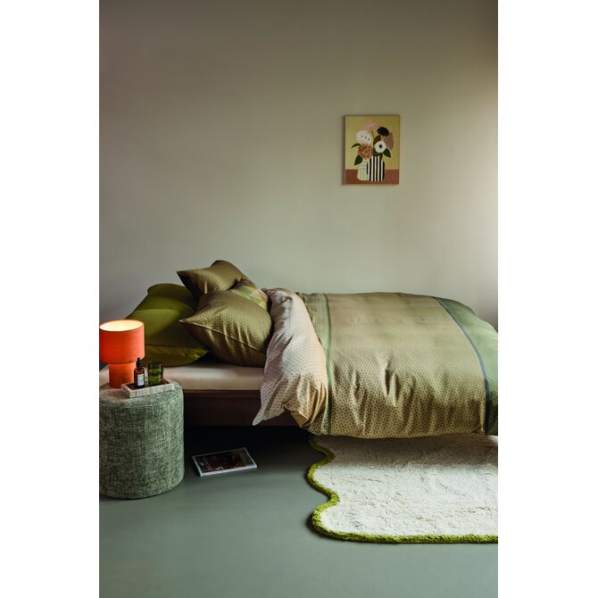 Beddinghouse Dekbedovertrek Carter Groen 140x200/220 cm